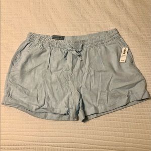 Old Navy Blue Drawstring Midrise Shorts